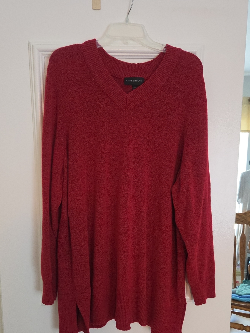 Lane Bryant Red V-Neck Sweater - Womans Style